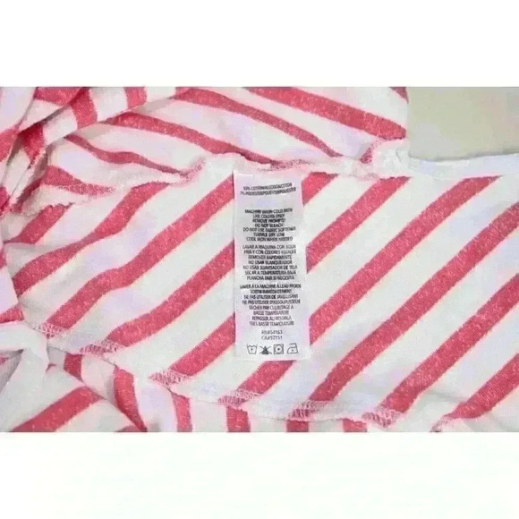 Calvin Klein Performance Striped Hoodie Nautical Beach Classy Y2K Women's Size M - Picture 9 of 13